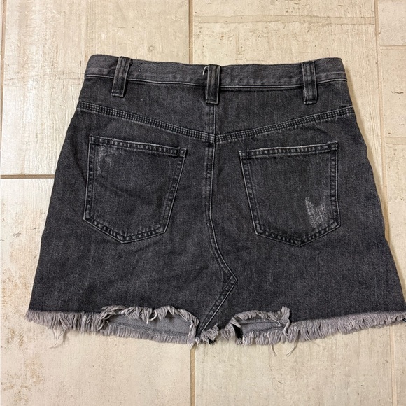Free People Sidecar Mini Denim Skirt - Picture 5 of 6